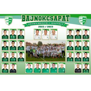 Bajnokcsapat tabló 2022/23